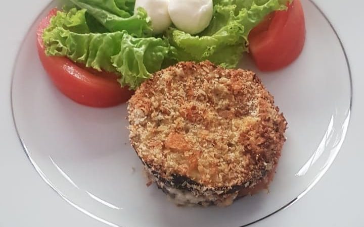 sanduiche crocante de berinjela