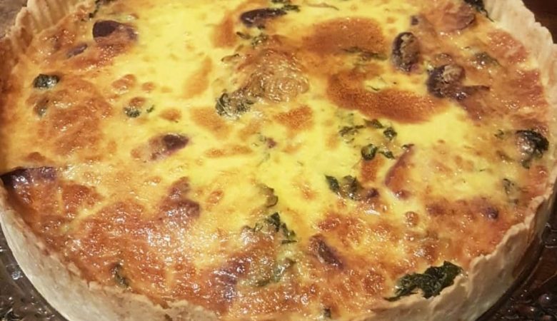 quiche de escarola