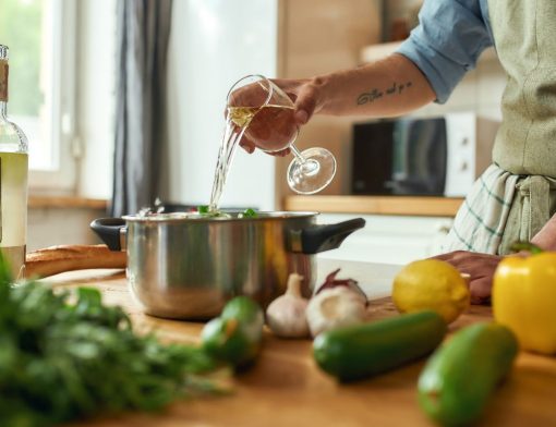 Cozinhar com vinho