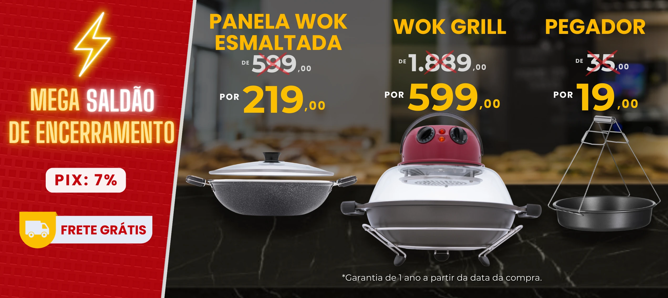 Encerramento Wok Grill